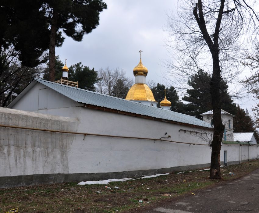 Душанбе. Кафедральный собор Николая Чудотворца. фасады, вид храма со стороны проспекта