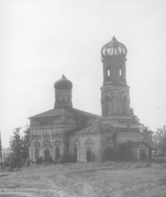 Ашлань. Церковь Николая Чудотворца. архивная фотография