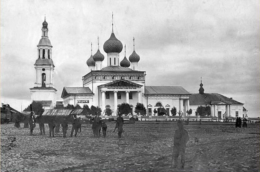 Церковь Казанской иконы Божией Матери, Бежецк (Бежецкий район, Тверская область). архивная фотография, Казанский и Воскресенский соборы.