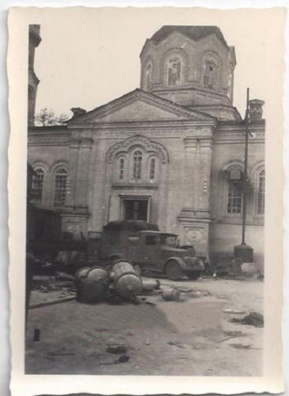 Кафедральный собор Успения Пресвятой Богородицы, Миргород (Миргородский район, Украина, Полтавская область). архивная фотография, Фото 1941 г. с аукциона e-bay.de