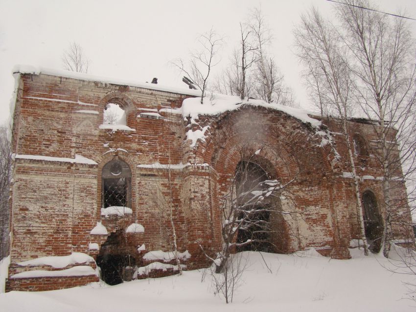 Зониха. Церковь Вознесения Господня. фасады, Фото Опарина О.С. Согласие автора на размещение на данном ресурсе имеется