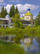 Тихвинский Богородице-Успенский мужской монастырь. Церковь Тихвинской иконы Божией Матери ("Крылечко") - Тихвин - Тихвинский район - Ленинградская область