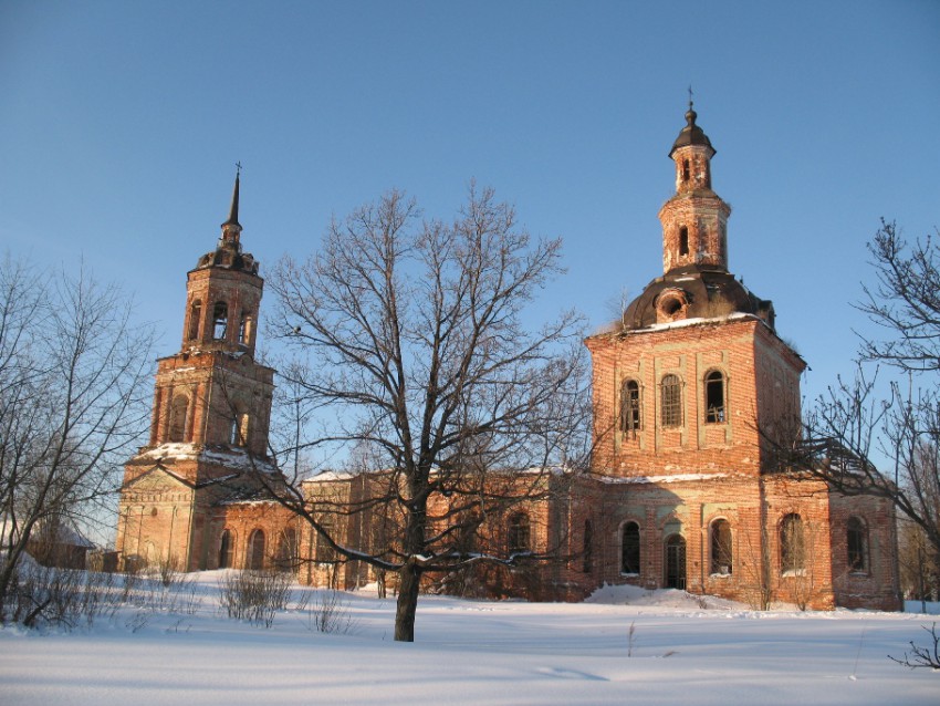 Косино. Церковь Спаса Преображения. фасады