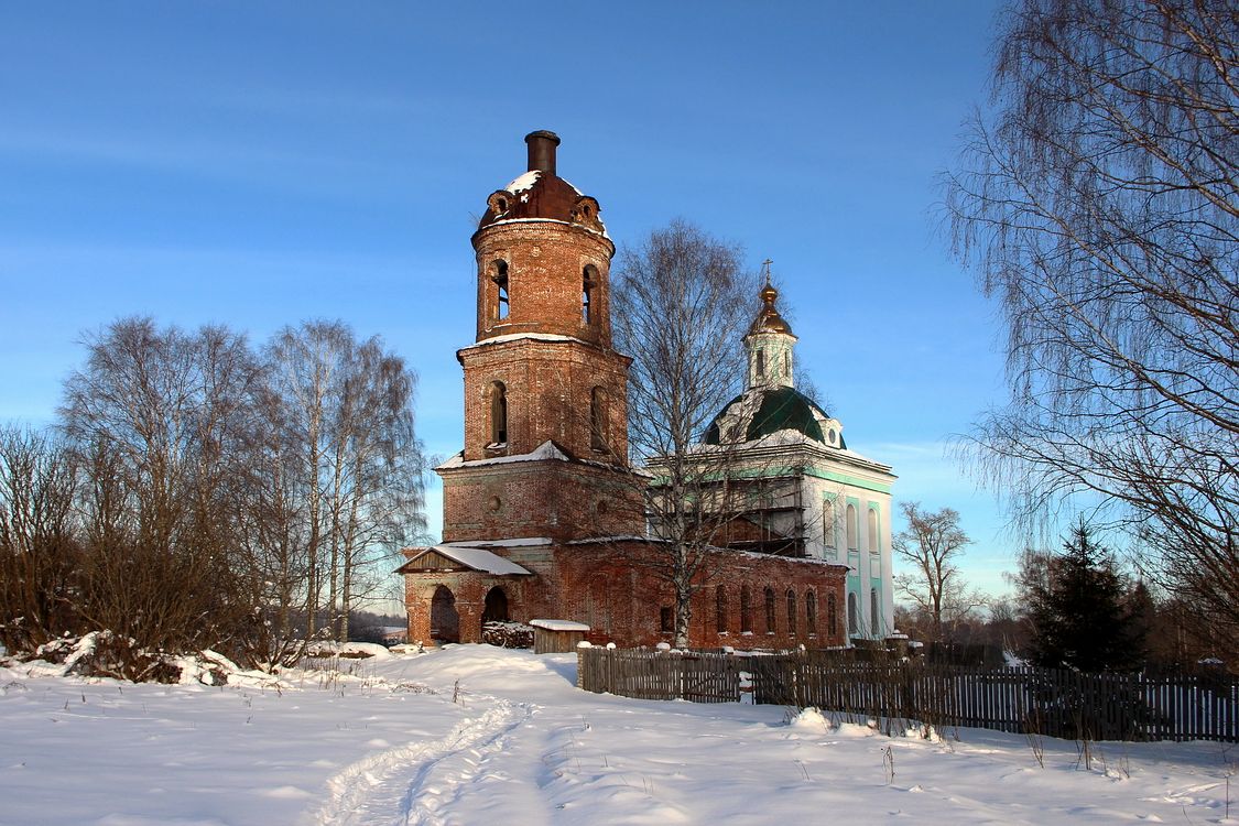 Церковь Владимирской иконы Божией Матери, Илгань (Верхошижемский район, Кировская область). фасады