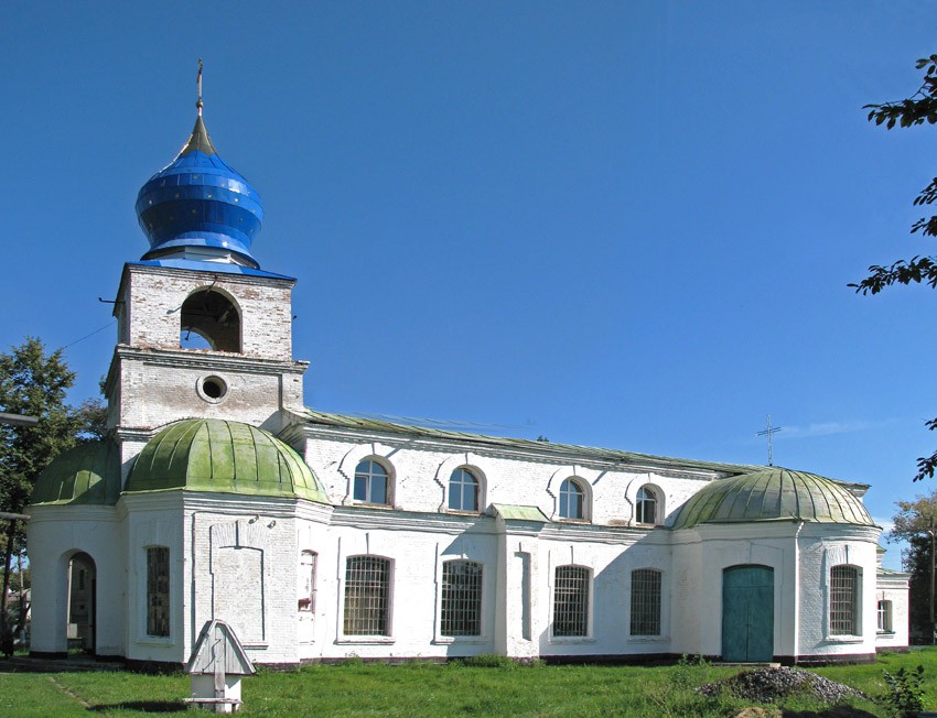 Церковь Димитрия Солунского, Ромодан (Миргородский район, Украина, Полтавская область). общий вид в ландшафте