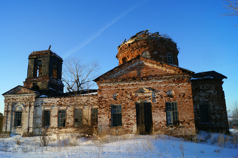 Кураково. Церковь Космы и Дамиана. фасады