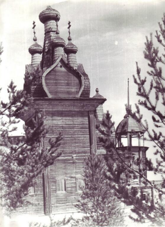 Едома. Церковь Николая Чудотворца. архивная фотография