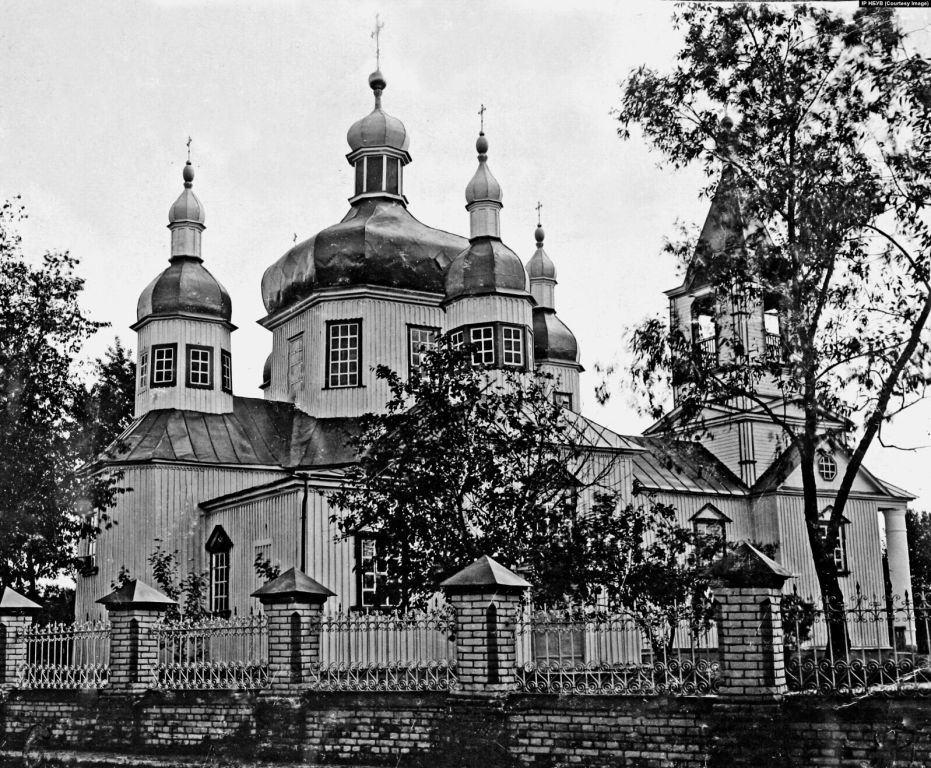 Церковь Воскресения Христова, Лебедин (Сумской район, Украина, Сумская область). архивная фотография, Фото 1913 г. из фондов Института рукописей Национальной библиотеки Украины