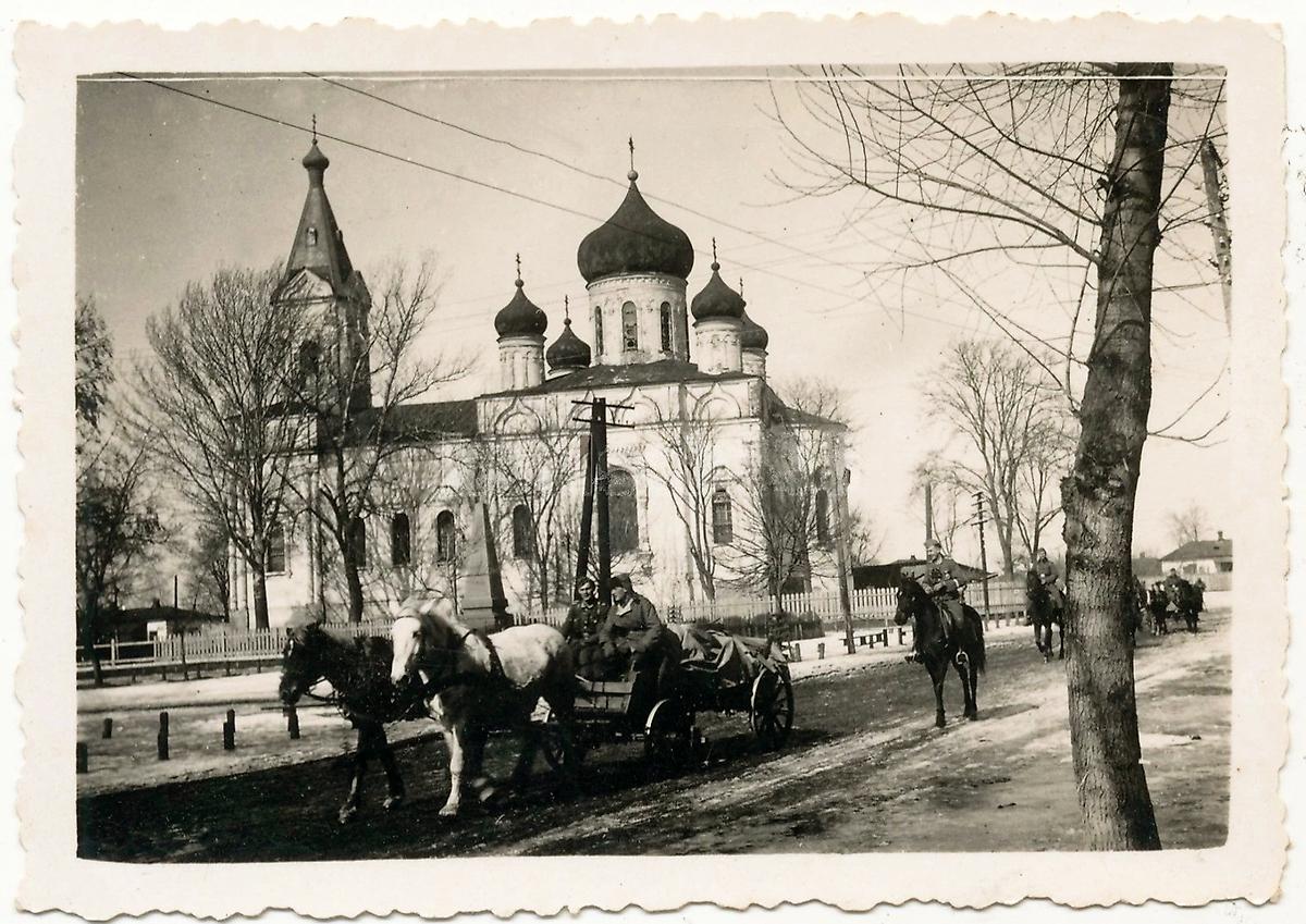 Фото 1941 г. с аукциона e-bay.de, архивная фотография. Собор Вознесения Господня, Лебедин (Сумской район, Украина, Сумская область)