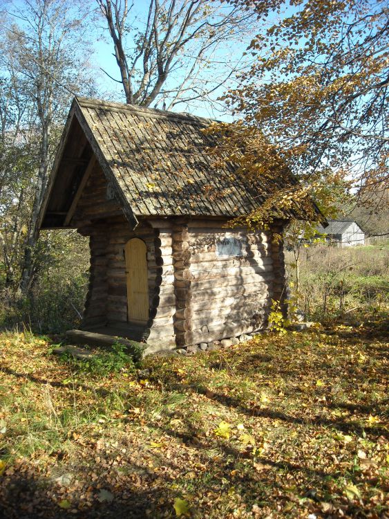 Цвень. Неизвестная часовня. общий вид в ландшафте