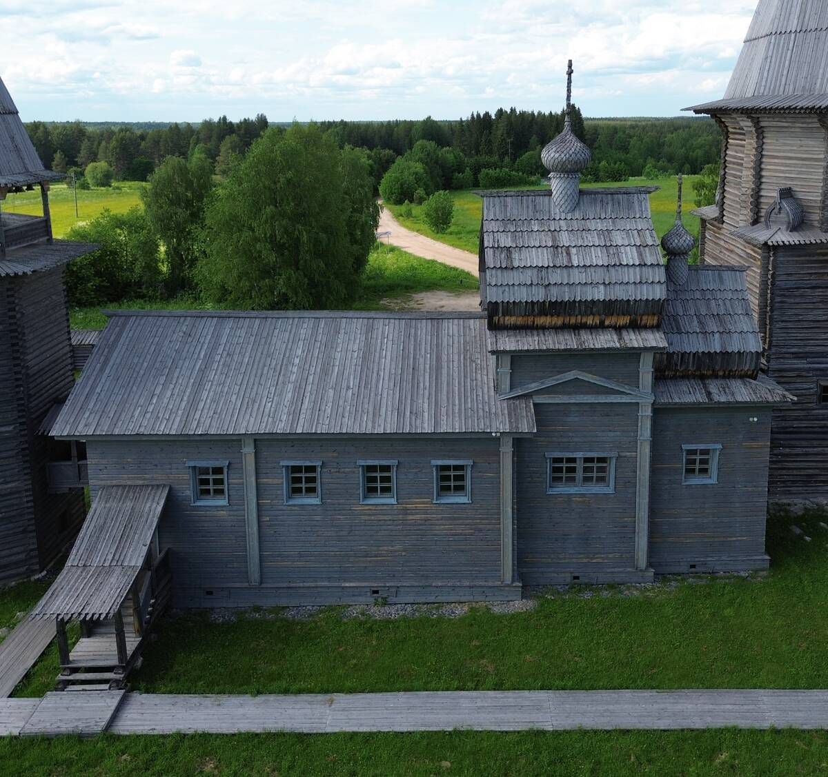 Церковь Обретения главы Иоанна Предтечи, Филипповская (Почозеро) (Плесецкий район, Архангельская область). фасады