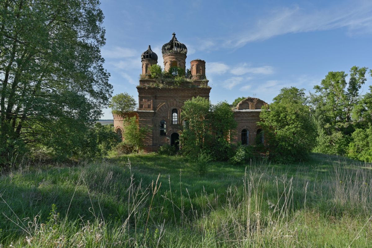 Белогорка. Церковь Михаила Архангела. фасады, Вид с севера