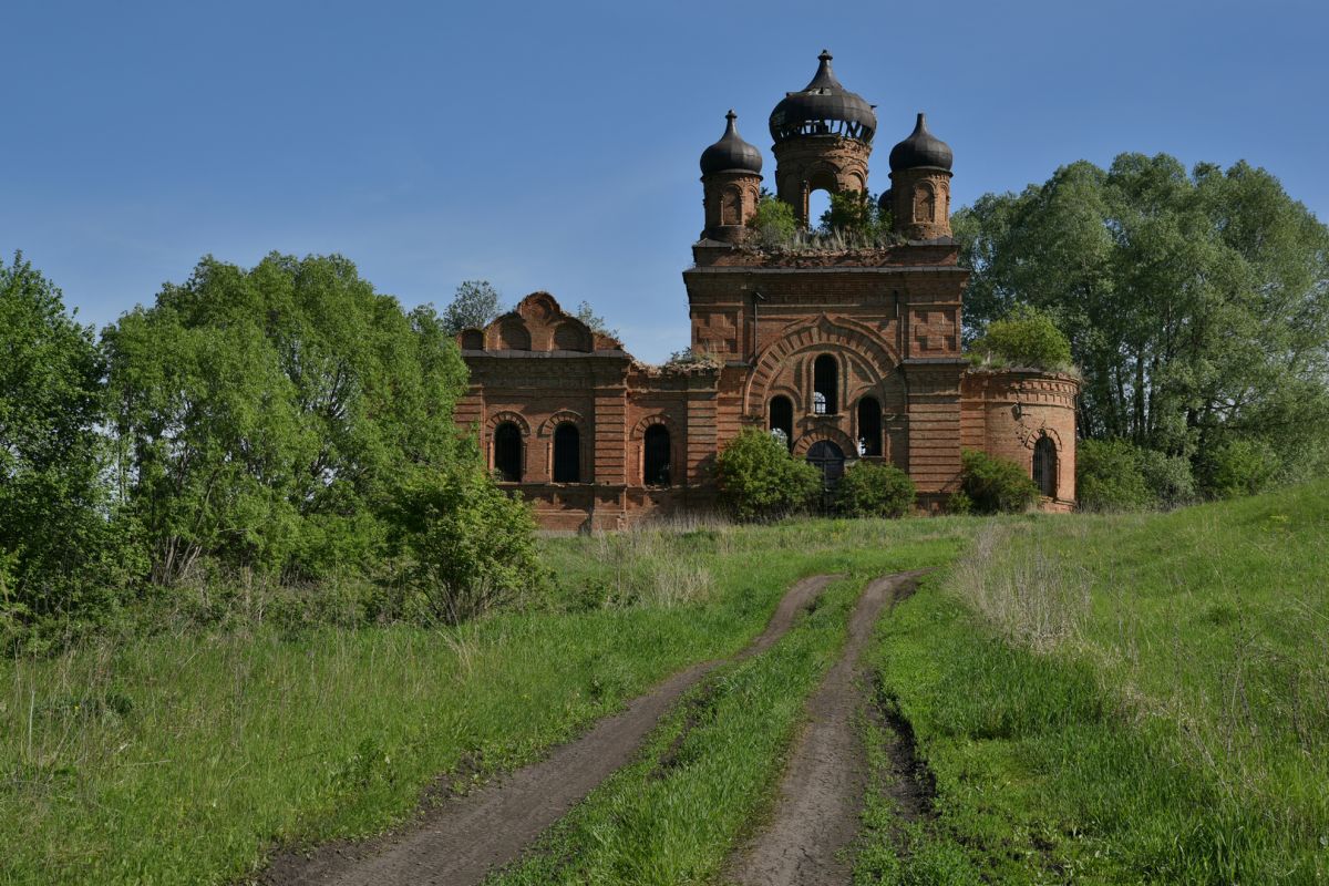 Белогорка. Церковь Михаила Архангела. фасады, Вид с юга