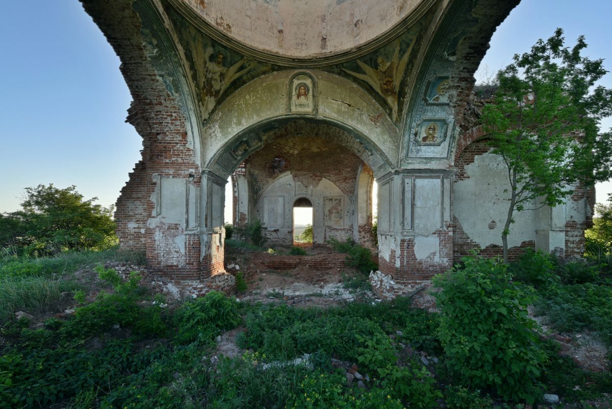 Церковь Казанской иконы Божией Матери, Мерлинка (Лунинский район, Пензенская область). интерьер и убранство, Западная сторона основного объема