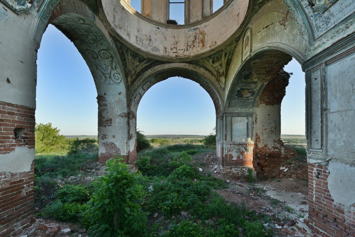 Церковь Казанской иконы Божией Матери, Мерлинка (Лунинский район, Пензенская область). интерьер и убранство, Южная сторона основного объема