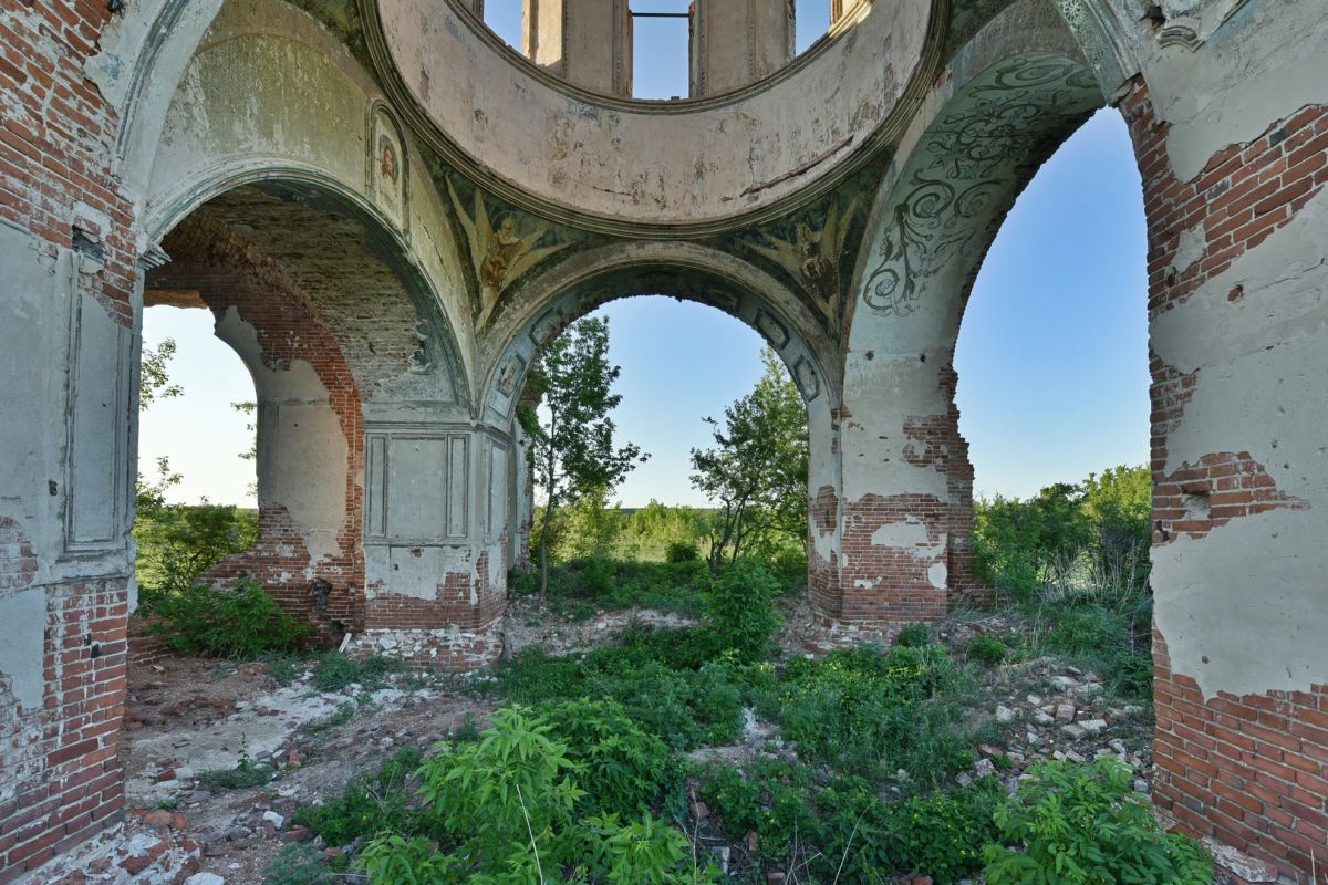 Церковь Казанской иконы Божией Матери, Мерлинка (Лунинский район, Пензенская область). интерьер и убранство, Северная сторона основного объема