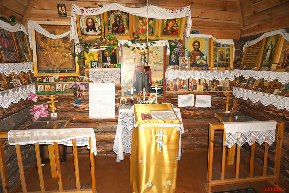 Часовня Параскевы Пятницы, Едрово (Валдайский район, Новгородская область). интерьер и убранство
