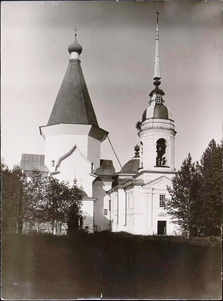 Александро-Куштский монастырь, Александровское (Усть-Кубинский район, Вологодская область). архивная фотография, Фото 1920-х гг. из фондов ГИМ. (ГК №  37440417)