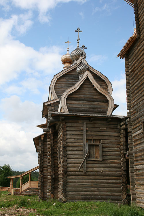 Церковь Обретения главы Иоанна Предтечи, Филипповская (Почозеро) (Плесецкий район, Архангельская область). фасады, Церковь Обретения Главы Иоанна Предтечи