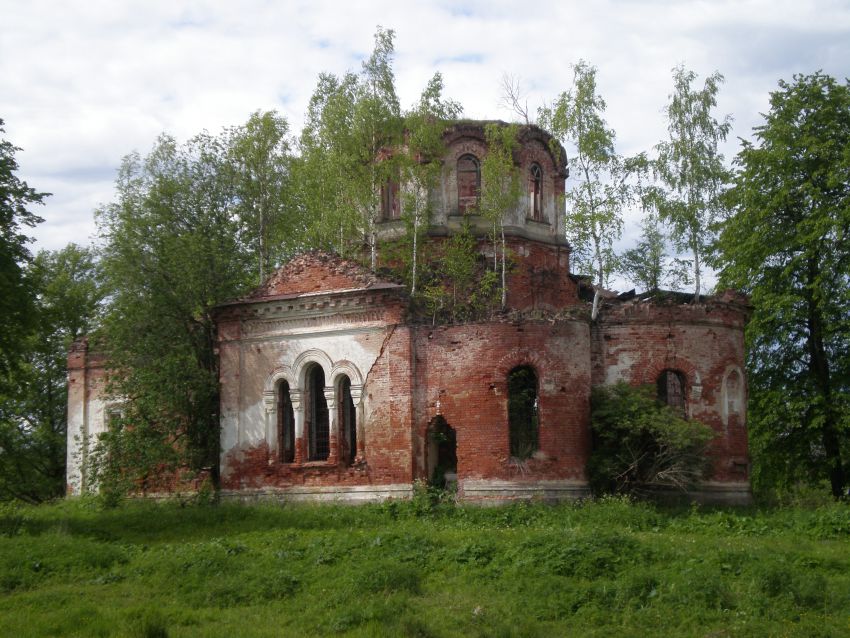 Селище. Церковь Александра Невского. фасады