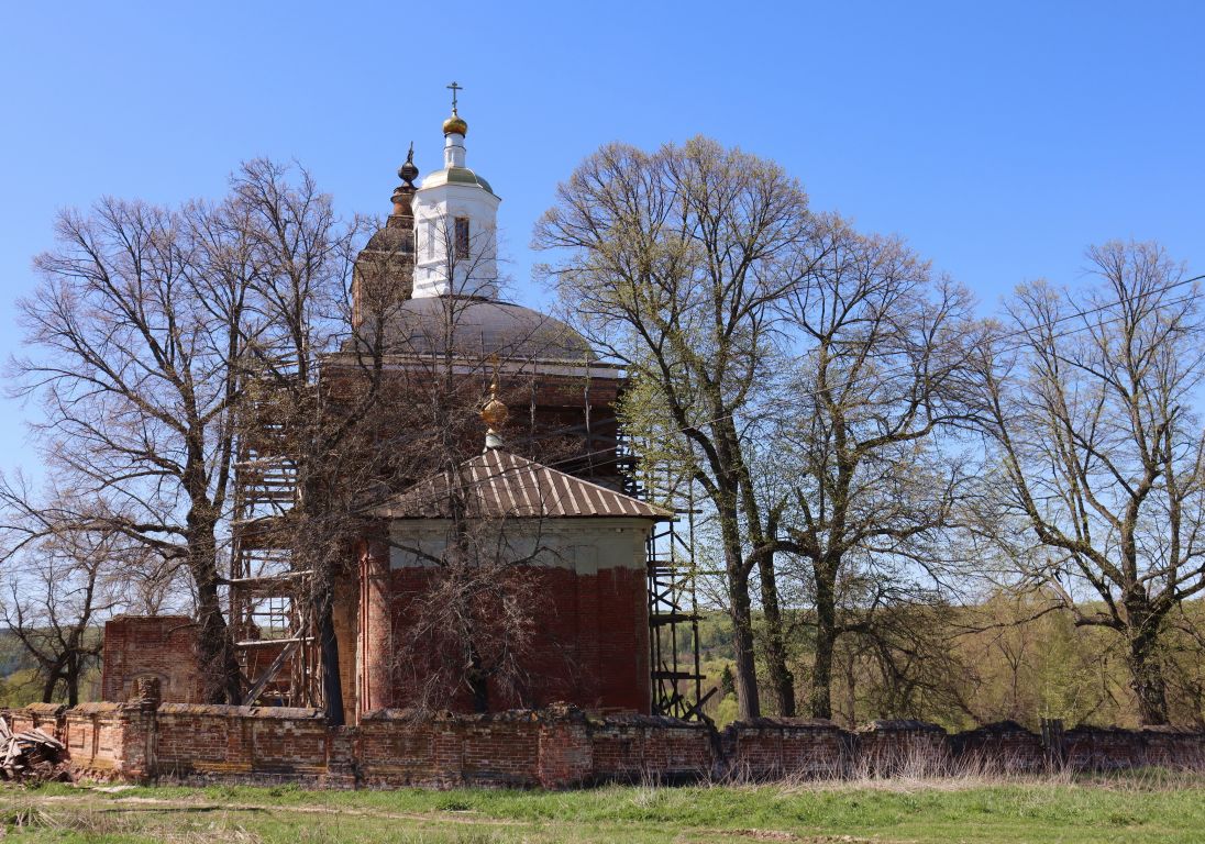 Церковь Петра и Павла, Нижний Шкафт (Никольский район, Пензенская область). фасады, Вид с востока