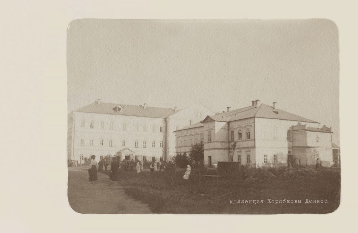 Не удалось опознать какие это корпуса и направление съемки, архивная фотография. Казанский монастырь, Мокшан (Мокшанский район, Пензенская область)