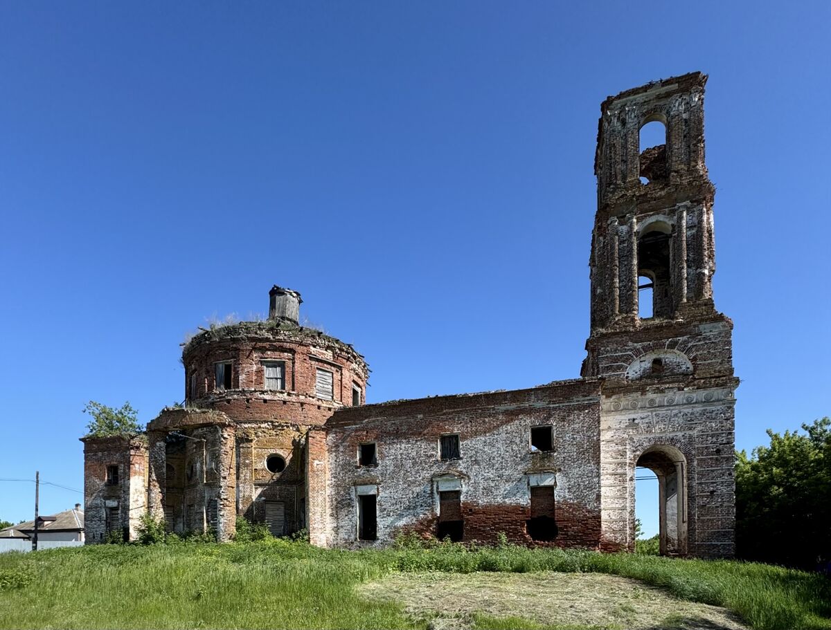 Церковь Александра Невского, Куракино (Сердобский район, Пензенская область). фасады, Вид с северо-запада
