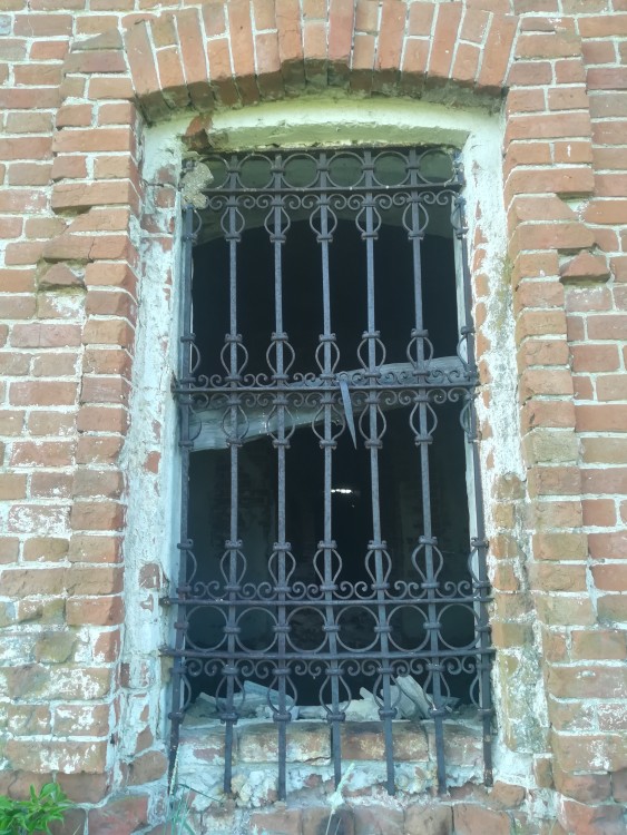 Церковь Троицы Живоначальной (старая), Соколка (Сердобский район, Пензенская область). архитектурные детали, решётки на окнах 