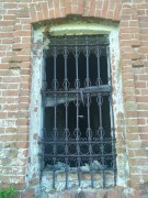 Церковь Троицы Живоначальной (старая), решётки на окнах <br>, Соколка, Сердобский район, Пензенская область