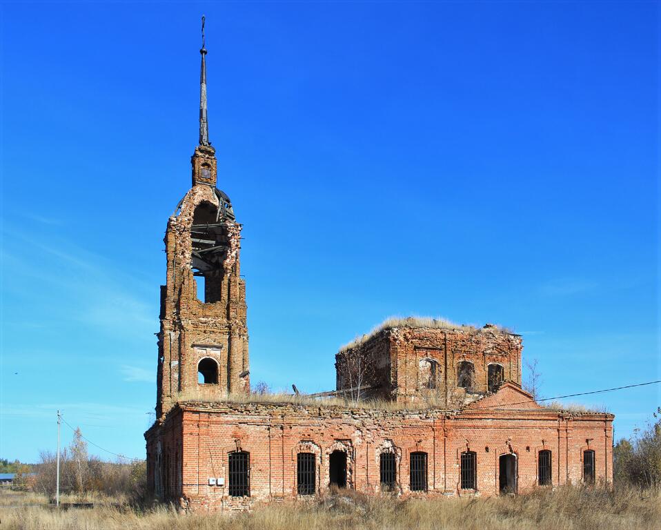Церковь Троицы Живоначальной (старая), Соколка (Сердобский район, Пензенская область). фасады