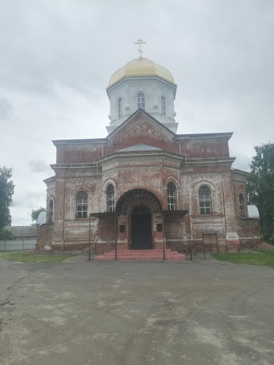 Скрябинский Вознесенский женский монастырь. Церковь Вознесения Господня, Пограничное (Колышлейский район, Пензенская область). фасады