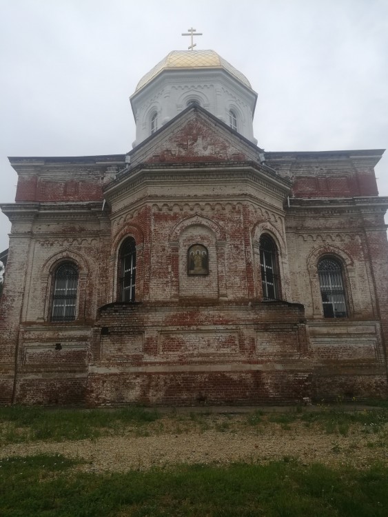 Скрябинский Вознесенский женский монастырь. Церковь Вознесения Господня, Пограничное (Колышлейский район, Пензенская область). архитектурные детали