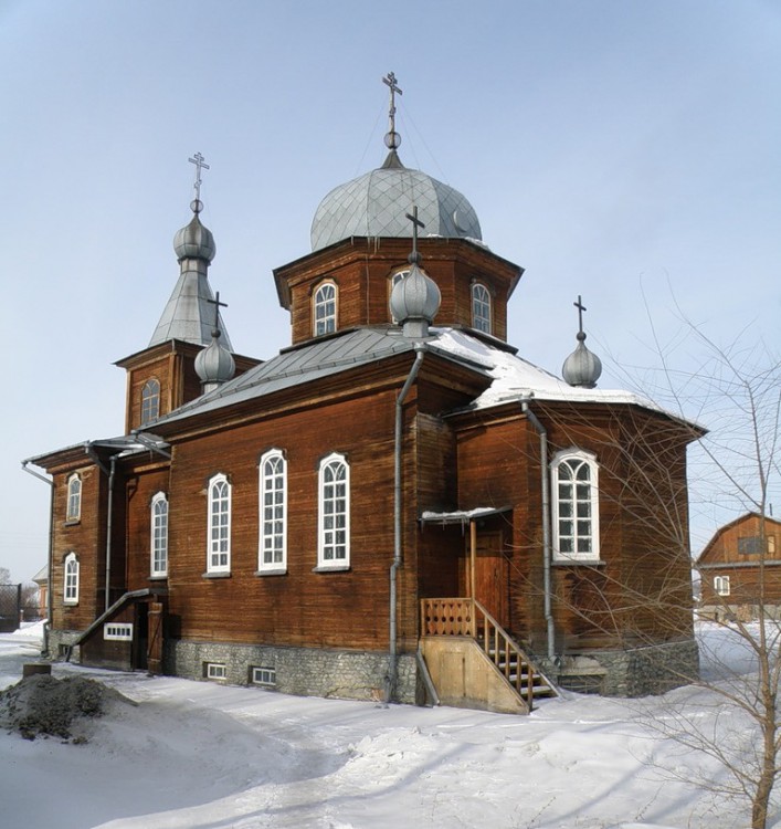 Церковь Смоленской иконы Божией Матери (новая), Смоленское (Смоленский район, Алтайский край). фасады
