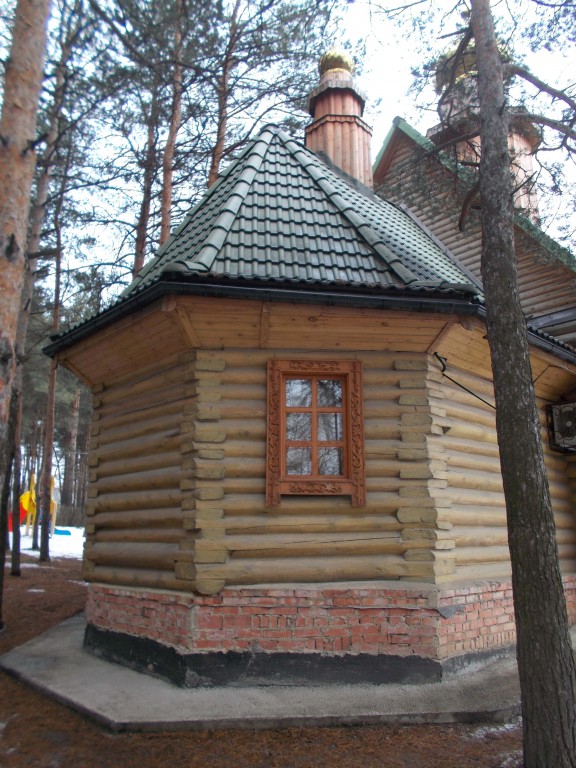 Церковь Рождества Пресвятой Богородицы в Мирном, Саратов (Саратов, город, Саратовская область). фасады, Алтарная часть храма.