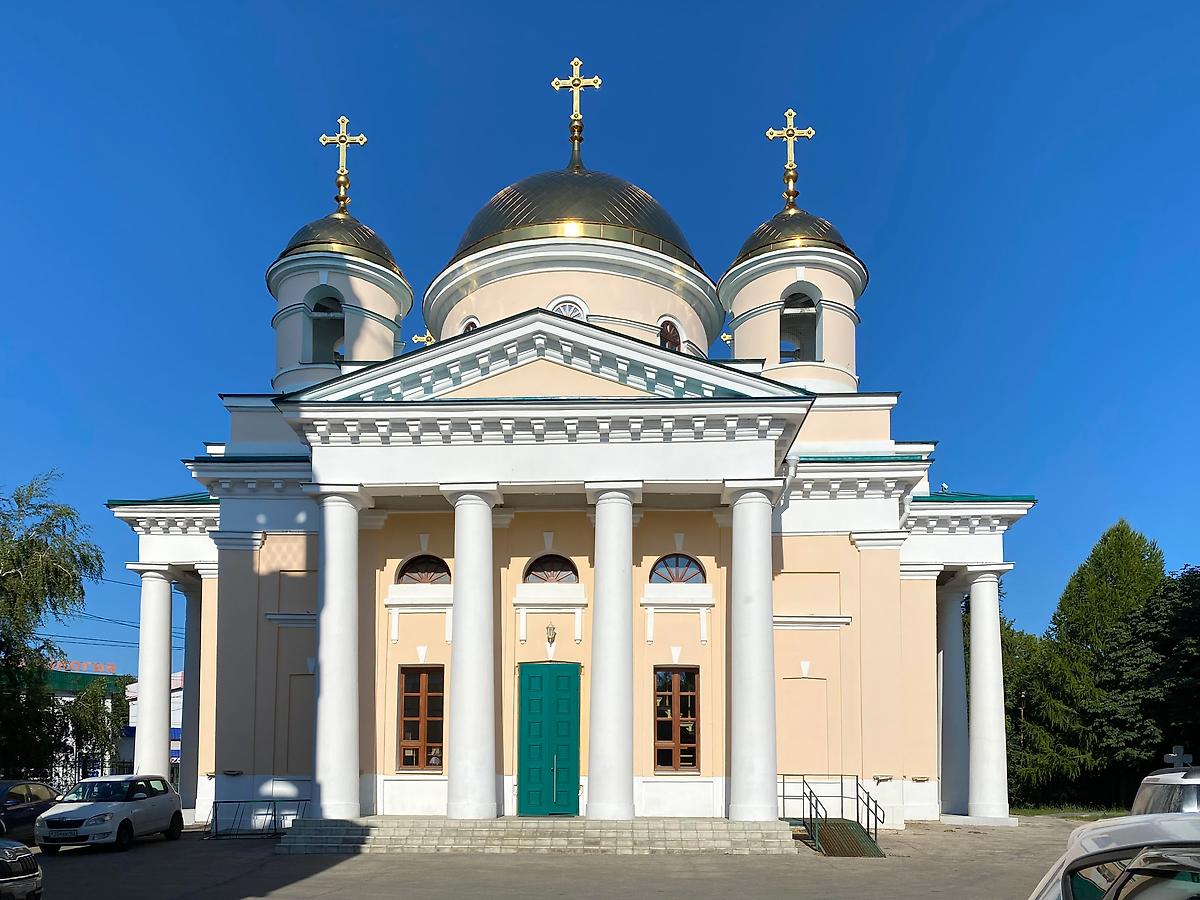 Западный фасад, фасады. Церковь Рождества Христова, Волжский (Большая Царевщина) (Красноярский район, Самарская область)