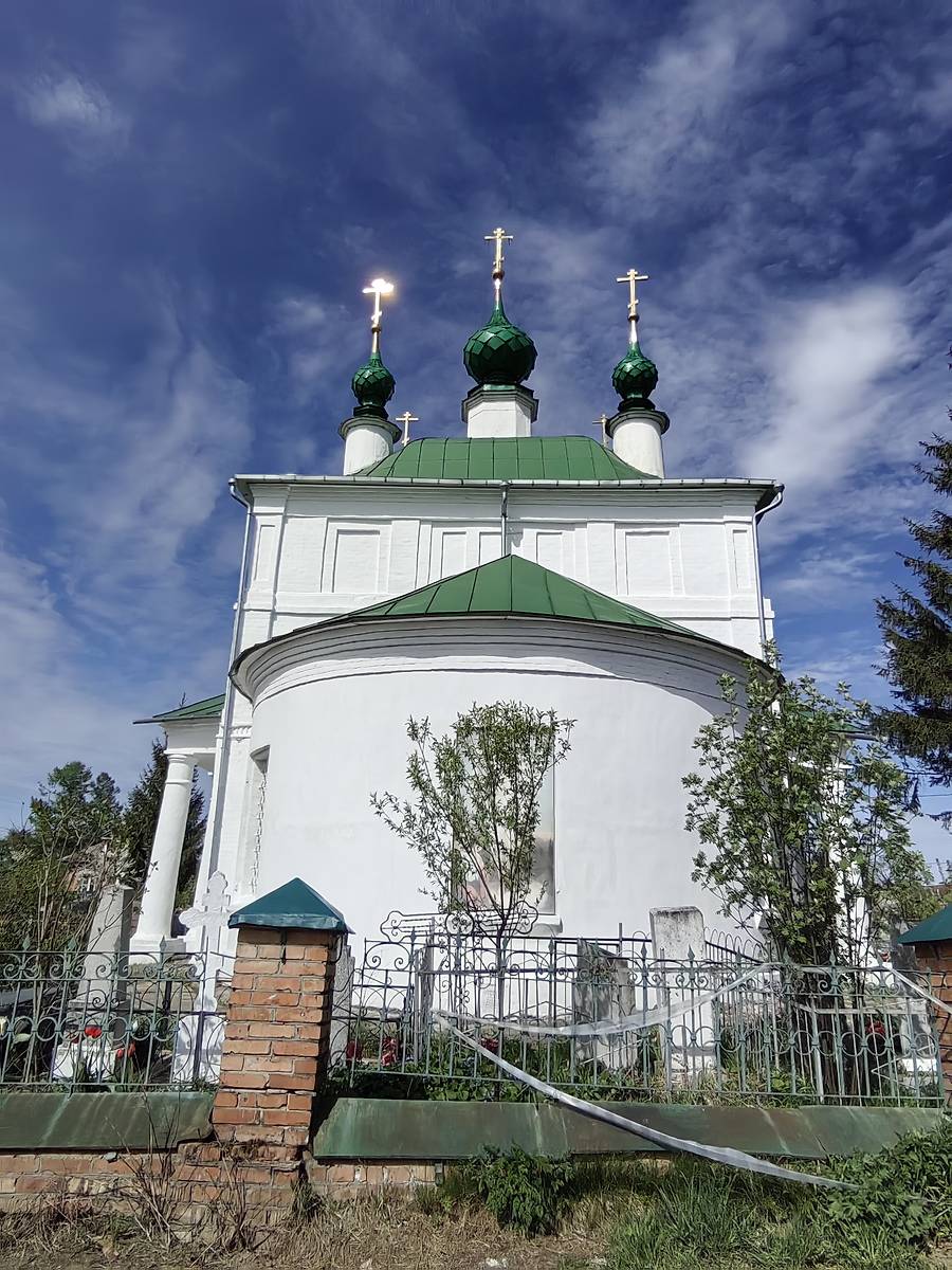 фасады. Церковь Троицы Живоначальной, Пахна (Ярославский район, Ярославская область)