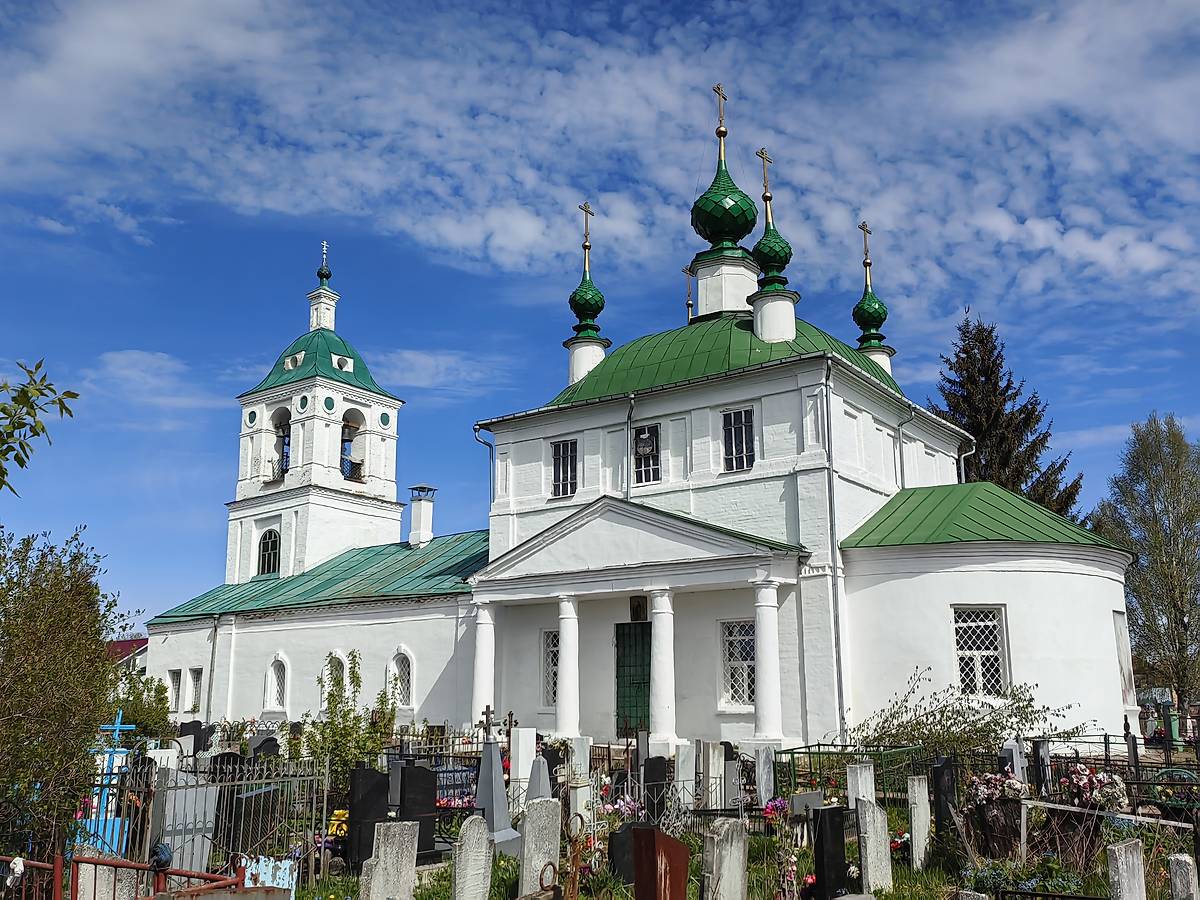 фасады. Церковь Троицы Живоначальной, Пахна (Ярославский район, Ярославская область)