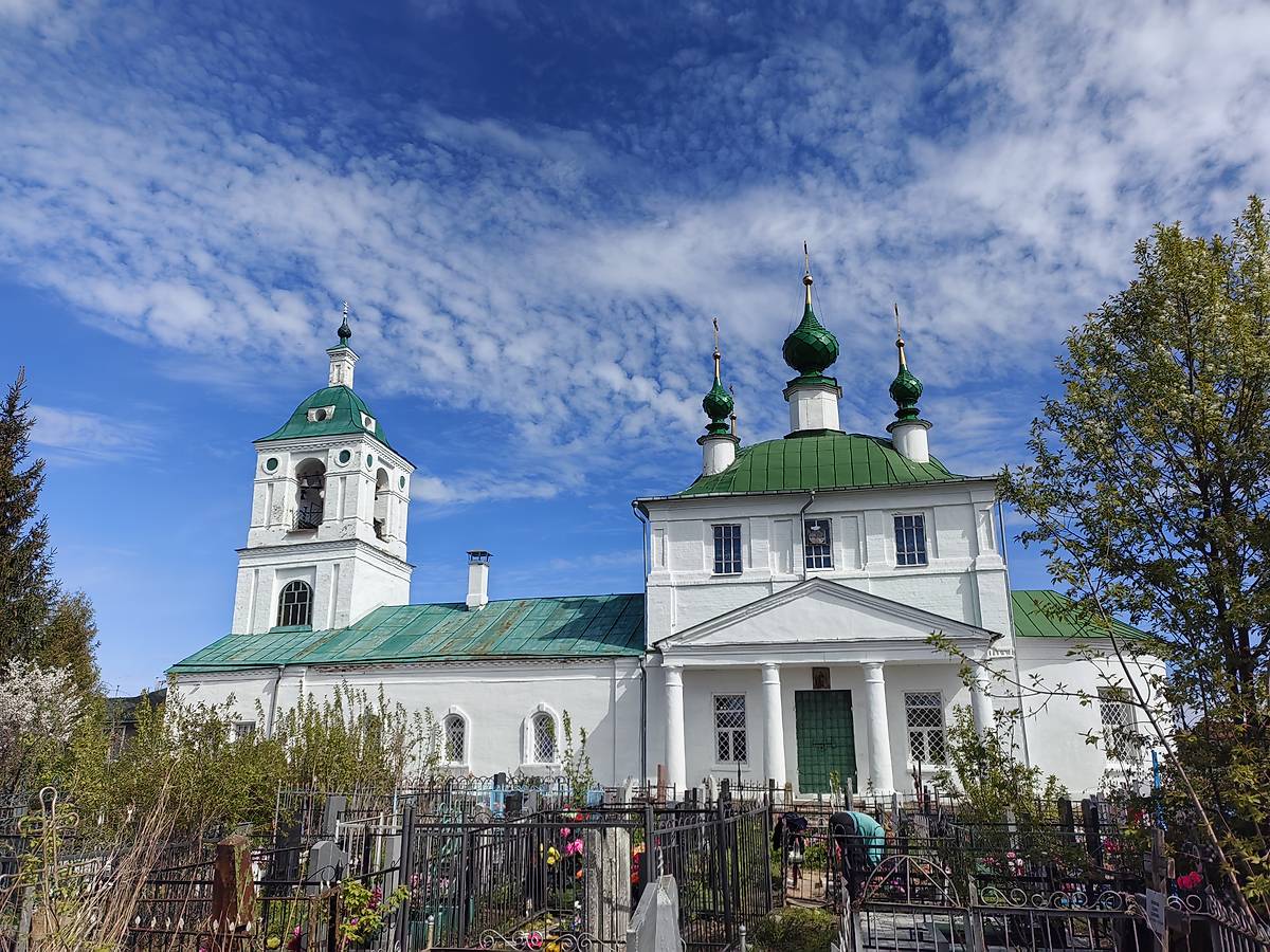 фасады. Церковь Троицы Живоначальной, Пахна (Ярославский район, Ярославская область)
