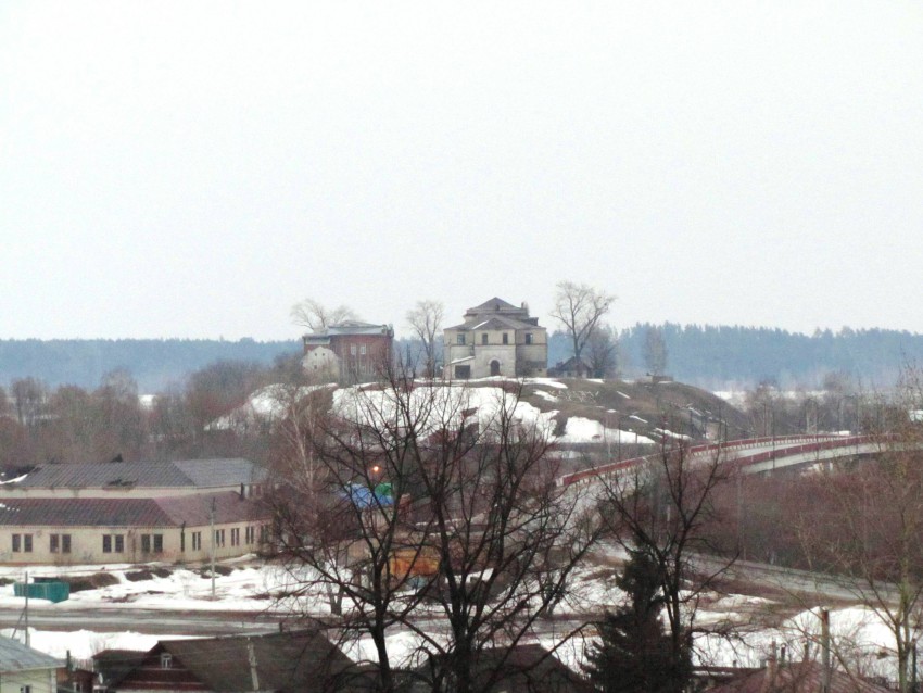 Церковь Преображения Господня, Кадом (Кадомский район, Рязанская область). документальные фотографии, вид с запада, с городских валов