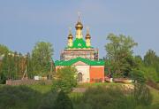 Церковь Преображения Господня, Церковь реставрируется. Вид с Кадомской горы<br>, Кадом, Кадомский район, Рязанская область