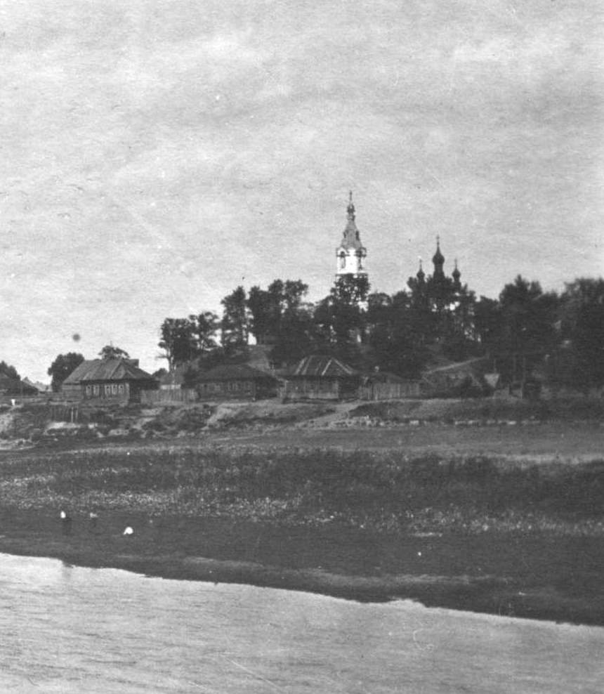 Преображенская церковь. 1930-е гг., архивная фотография. Церковь Преображения Господня, Кадом (Кадомский район, Рязанская область)