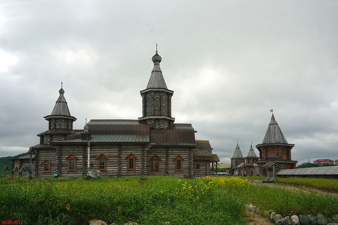 Луостари. Трифонов Печенгский монастырь в Луостари. фасады