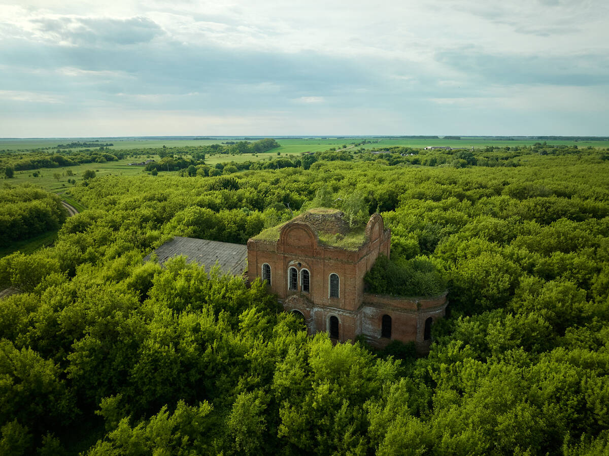 Церковь Вознесения Господня, Зорино (Ухоловский район, Рязанская область). фасады