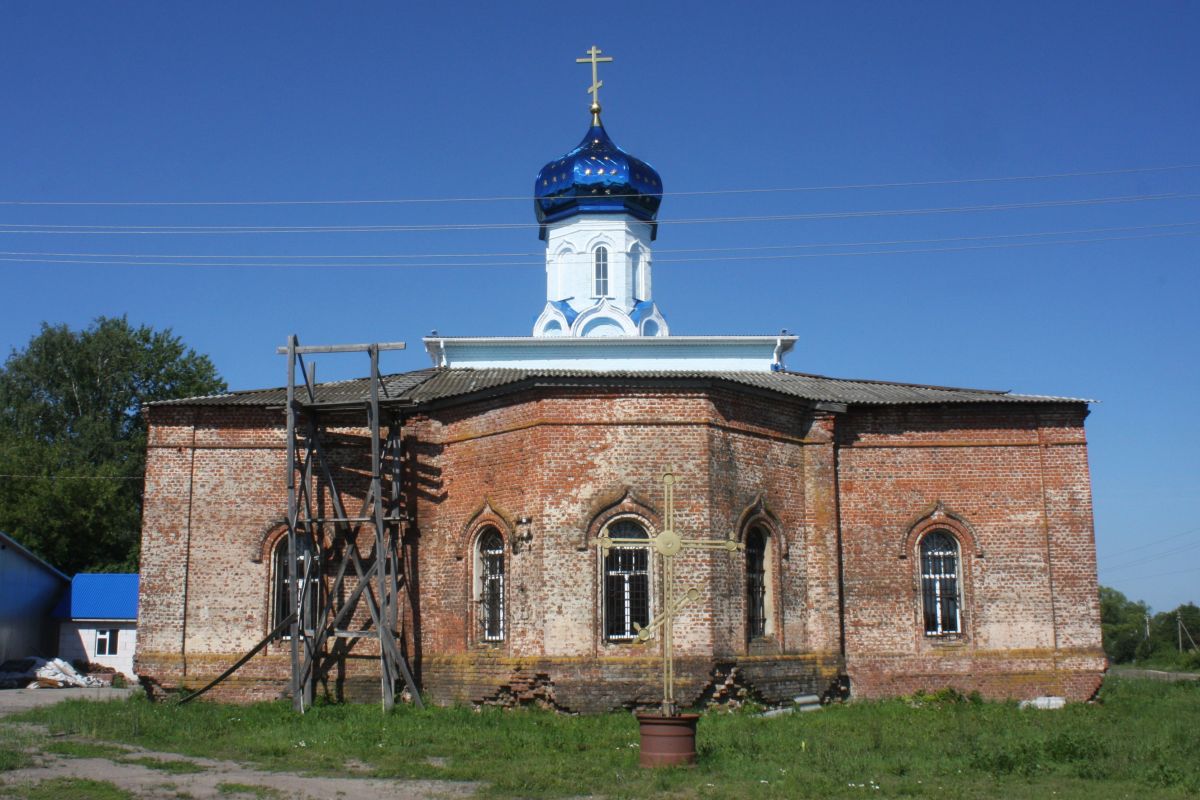 Церковь Покрова Пресвятой Богородицы, Ольхи (Ухоловский район, Рязанская область). фасады