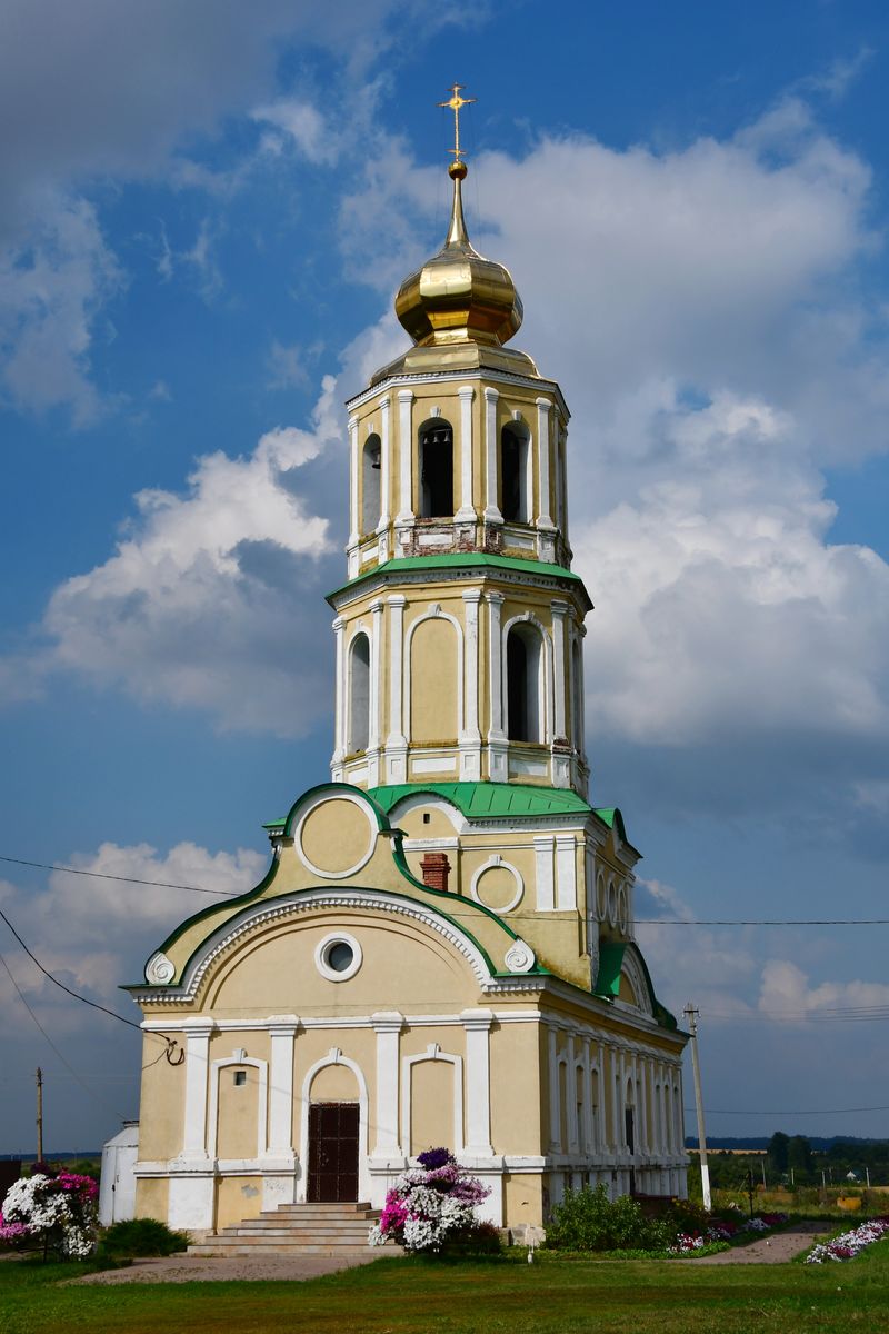 фасады. Церковь Спаса Нерукотворного Образа, Калинино (Александро-Невский район, Рязанская область)