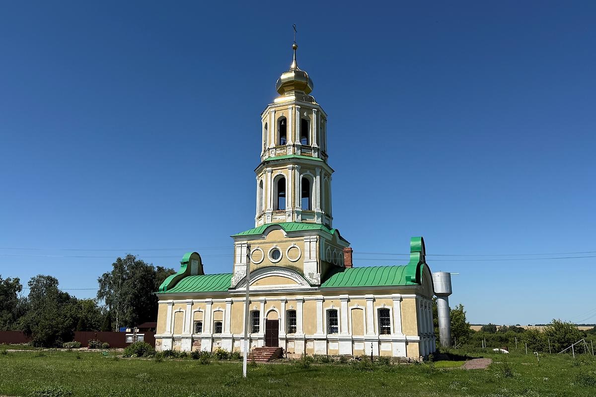 фасады. Церковь Спаса Нерукотворного Образа, Калинино (Александро-Невский район, Рязанская область)