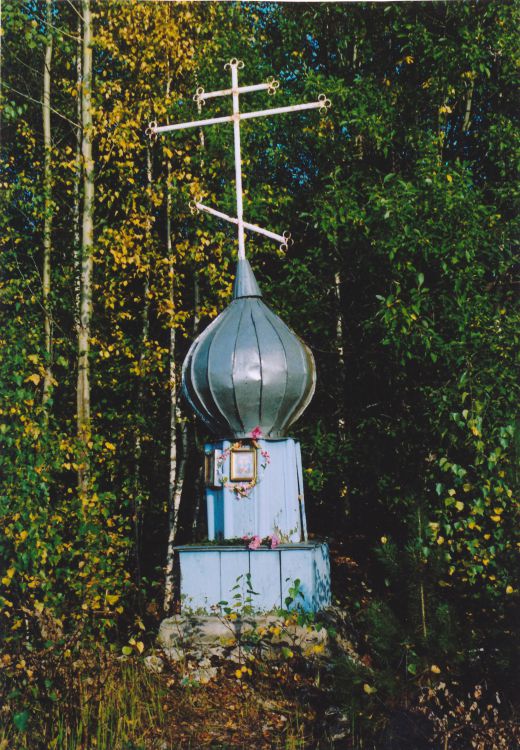 Часовня Параскевы Пятницы, Мимишкино (Касимовский район и г. Касимов, Рязанская область). общий вид в ландшафте
