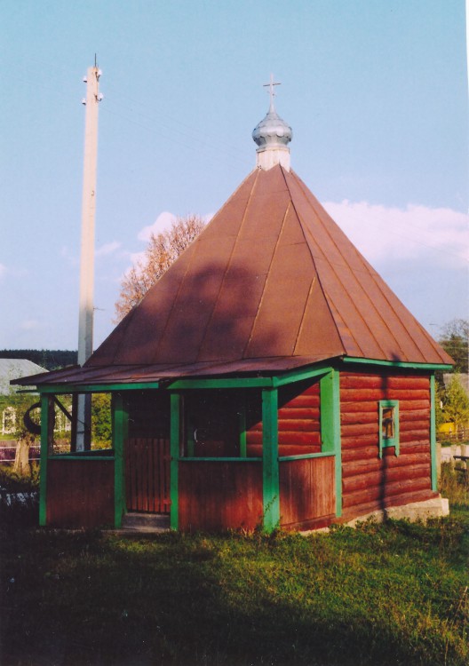 Часовня Параскевы Пятницы, Мимишкино (Касимовский район и г. Касимов, Рязанская область). общий вид в ландшафте