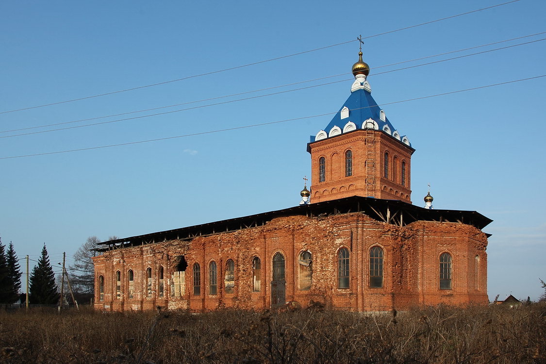 Бобровский. Церковь Михаила Архангела. фасады, Вид с юго-востока