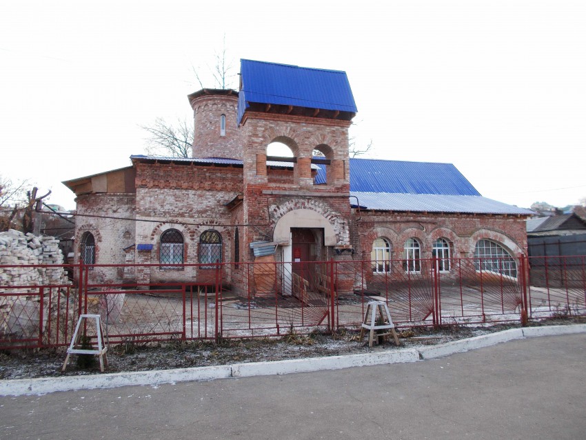 Саратов. Церковь Благовещения Пресвятой Богородицы в Агафоновке. общий вид в ландшафте